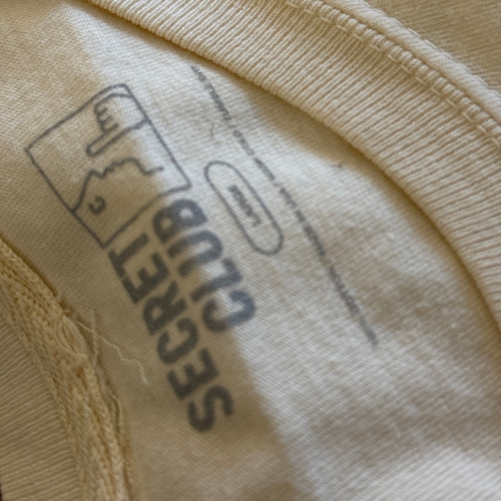 Secret Club THANKS BUT IM GUCCI Cream Top